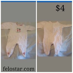 mayfair bodysuit 3-6 month white
